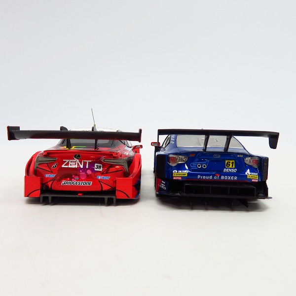 実際に弊社で買取させて頂いたEBBRO/エブロ 1/43 SUBARU BRZ R&DスポーツスーパーGT300/LEXUS TEAM ZENT CERUMO スーパーGT500 2点セットの画像 2枚目