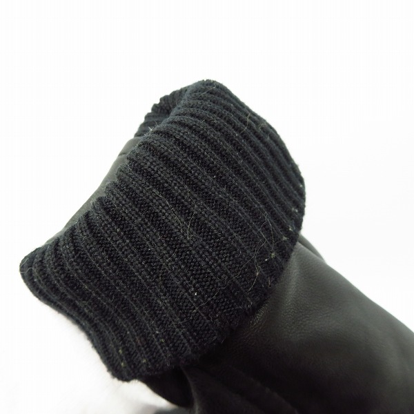 実際に弊社で買取させて頂いたBackChannel/バックチャンネル 羊革/シープスキン レザー ブルゾンジャケット/XLの画像 6枚目