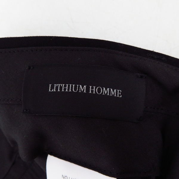実際に弊社で買取させて頂いたLITHIUM HOMME/リチウム オム アンクルカットパンツ LH38-0212/44の画像 3枚目