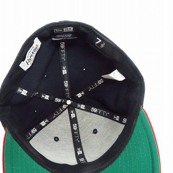 実際に弊社で買取させて頂いたMAISON KITSUNE×NEW ERA/メゾンキツネ×ニューエラ PARISIEN CAP/キャップ/58.7cmの画像 4枚目