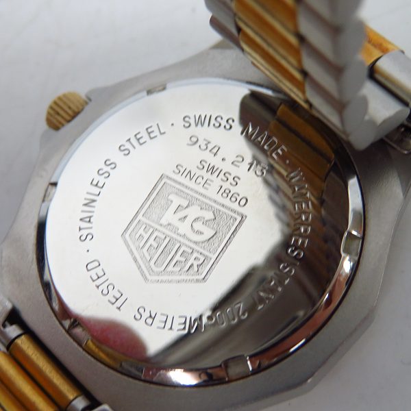 実際に弊社で買取させて頂いたTAG HEUER/タグホイヤー プロフェッショナル 3000シリーズ 腕時計/934.213【動作未確認】の画像 4枚目
