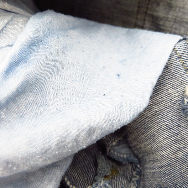 実際に弊社で買取させて頂いたMoonage Devilment/ムーンエイジデビルメント バイカーパンツ デニム/48の画像 4枚目