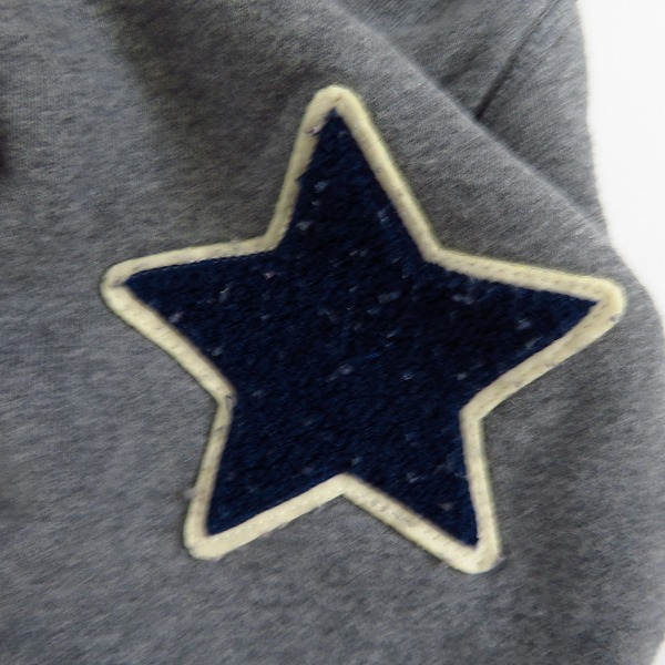 実際に弊社で買取させて頂いたHYDROGEN/ハイドロゲン スター/スカル パッチ スウェット/スエット パンツ/パーカー セットアップ Size：Sの画像 6枚目