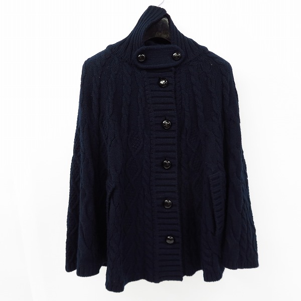 実際に弊社で買取させて頂いたBURBERRY LONDON BLUE LABEL/バーバリーロンドン ブルーレーベル ケーブルニット ポンチョ/38
