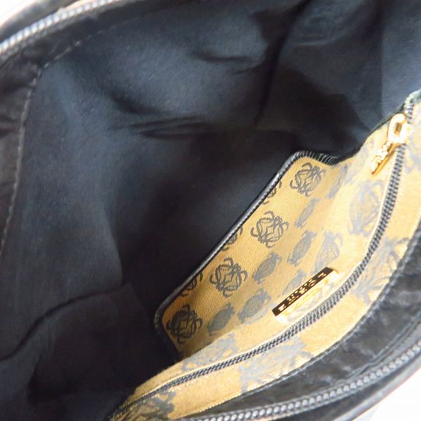 実際に弊社で買取させて頂いたLOEWE/ロエベ ロゴ総柄 キャンバス×レザー ハンドバッグ の画像 3枚目