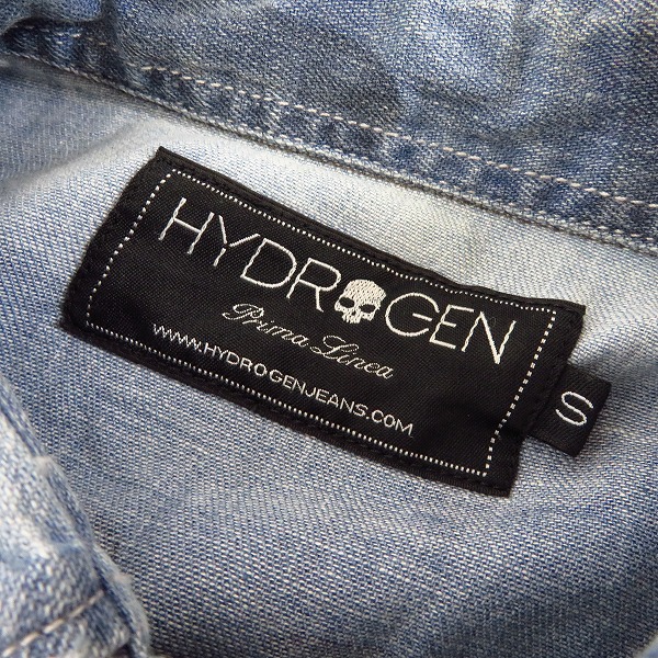 実際に弊社で買取させて頂いたHYDROGEN/ハイドロゲン カモフラ/迷彩柄 スカル刺繍 ロングスリーブ/長袖 シャツ Size：S の画像 2枚目