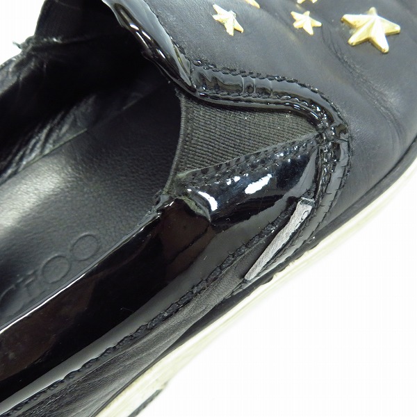 実際に弊社で買取させて頂いたJIMMY CHOO/ジミーチュウ スタッズスリッポン スニーカーの画像 6枚目