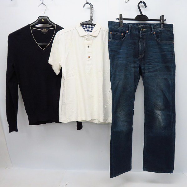 実際に弊社で買取させて頂いたEDIFICE/エディフィス UNITED ARROWS/ユナイテッドアローズ ビューティーアンドユース シャツ デニムパンツ S/M/32 3点セット
