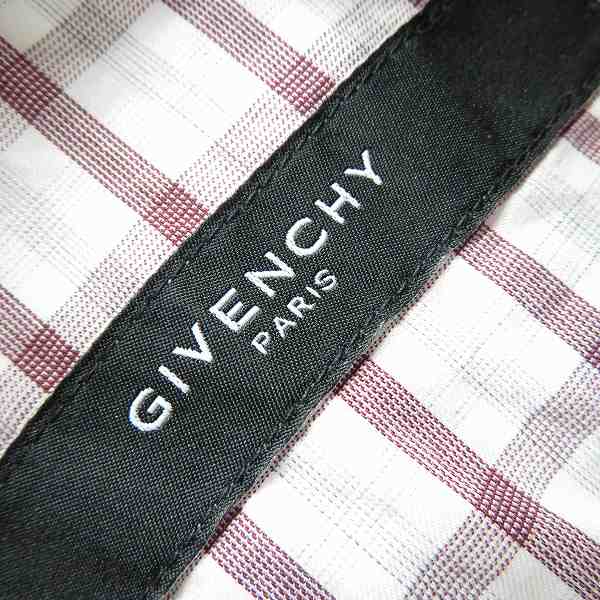 実際に弊社で買取させて頂いたGIVENCHY/ジバンシー チェック シャツ ブラウス 38の画像 2枚目