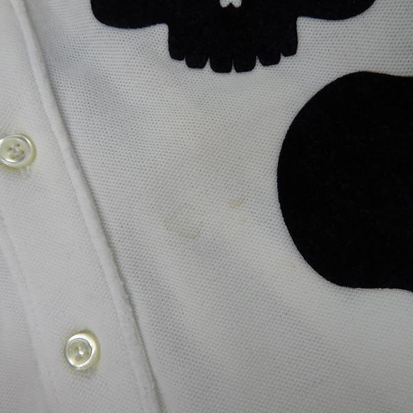 実際に弊社で買取させて頂いたHYDROGEN/ハイドロゲン スカルパッチ ハーフスリーブ/半袖 ポロシャツ Size：Sの画像 6枚目