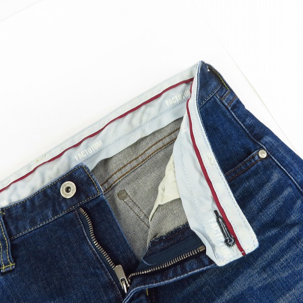 実際に弊社で買取させて頂いたFACTOTUM/ファクトタム インディゴデニムパンツ 08042901/30の画像 5枚目