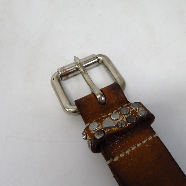 実際に弊社で買取させて頂いたHTC/エイチティーシー スワロスタッズベルト 05/34の画像 1枚目