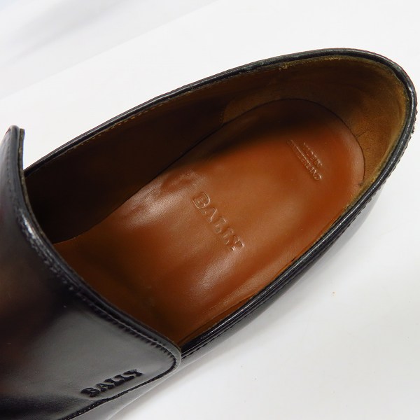 実際に弊社で買取させて頂いたBALLY/バリー DRISCOLL レザー ドレスシューズ/US8Dの画像 4枚目