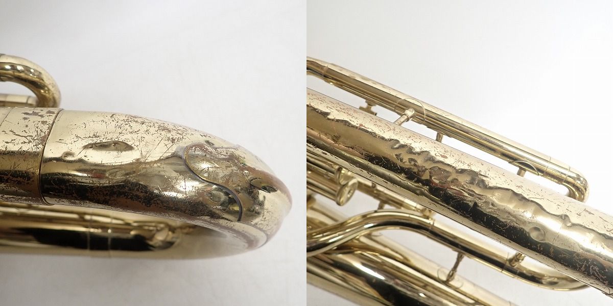 実際に弊社で買取させて頂いた★【ジャンク】Nikkan/ニッカン YEP201 ユーフォニアム ハードケース付きの画像 6枚目