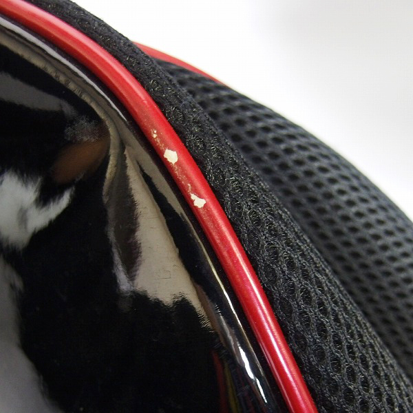 希少 美品 タイトリスト CB431 スタッズ エナメル キャディバッグ レッド  Titleist⁄タイトリスト 9.5型47インチ スタッズ エナメルキャディ