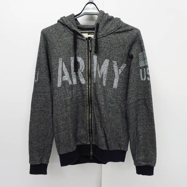 実際に弊社で買取させて頂いたHYDROGEN/ハイドロゲン ARMY ジップアップ パーカー/フーディー Size：XS