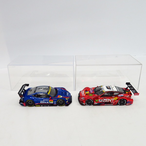 実際に弊社で買取させて頂いたEBBRO/エブロ 1/43 SUBARU BRZ R&DスポーツスーパーGT300/LEXUS TEAM ZENT CERUMO スーパーGT500 2点セットの画像 6枚目