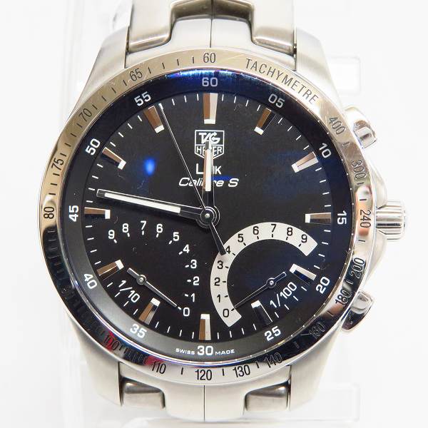 実際に弊社で買取させて頂いたTAGHeuer/タグホイヤー リンク キャリバーS クォーツ 腕時計 CJF7110-0の画像 1枚目