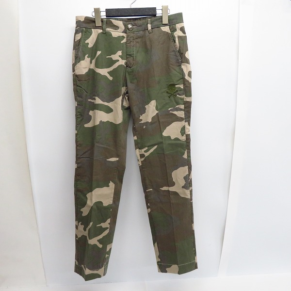 実際に弊社で買取させて頂いたHYDROGEN/ハイドロゲン カモフラ/迷彩柄 スカル刺繍 コットンパンツ Size：30
