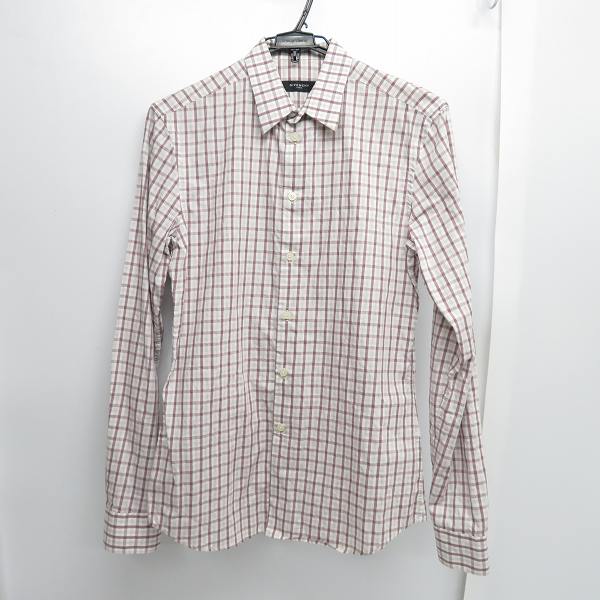 実際に弊社で買取させて頂いたGIVENCHY/ジバンシー チェック シャツ ブラウス 38