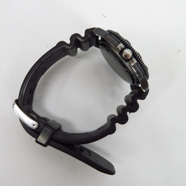 実際に弊社で買取させて頂いたLUMINOX/ルミノックス 3400 NIGHTHAWK ラバーバンド JET-BLACK F-117 の画像 1枚目