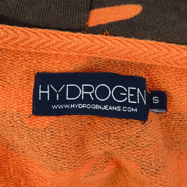 実際に弊社で買取させて頂いたHYDROGEN/ハイドロゲン スカルプリント カモフラ/迷彩柄 ジップアップ パーカー/フーディー Size：S の画像 2枚目