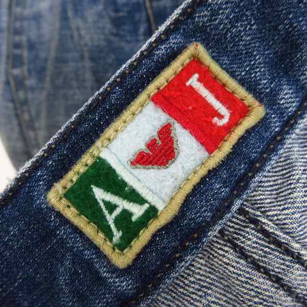 実際に弊社で買取させて頂いたARMANI JEANS/アルマーニ・ジーンズ ダメージ加工 デニムパンツ/31の画像 4枚目
