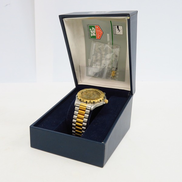 実際に弊社で買取させて頂いたTAG HEUER/タグホイヤー プロフェッショナル 3000シリーズ 腕時計/934.213【動作未確認】の画像 5枚目