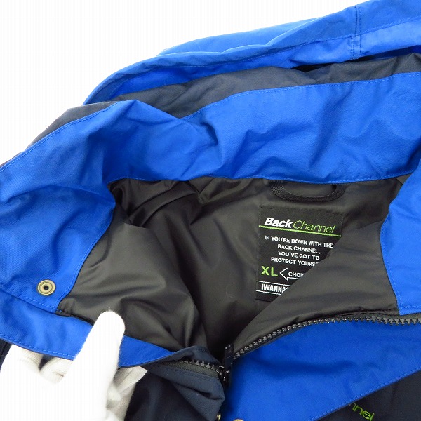 実際に弊社で買取させて頂いたBackChannel/バックチャンネル STAND COLLAR JACKET/スタンドカラージャケット/XLの画像 4枚目