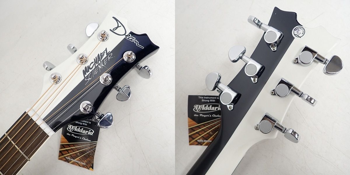 実際に弊社で買取させて頂いた★DEAN/ディーン MSP Michael Schenker/マイケルシェンカー モデル エレアコ/アコースティックギター ハードケース付きの画像 1枚目