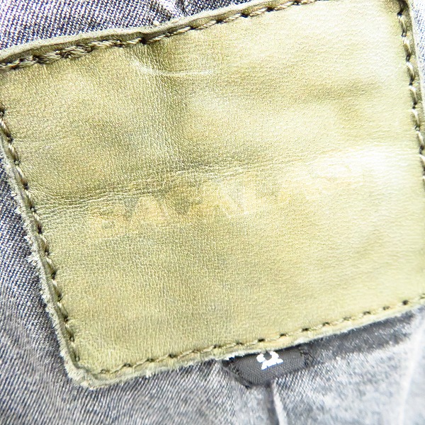 実際に弊社で買取させて頂いたBACKLASH/バックラッシュ イタリアンキップ製品染め レザー コート 1604-03/Mの画像 3枚目