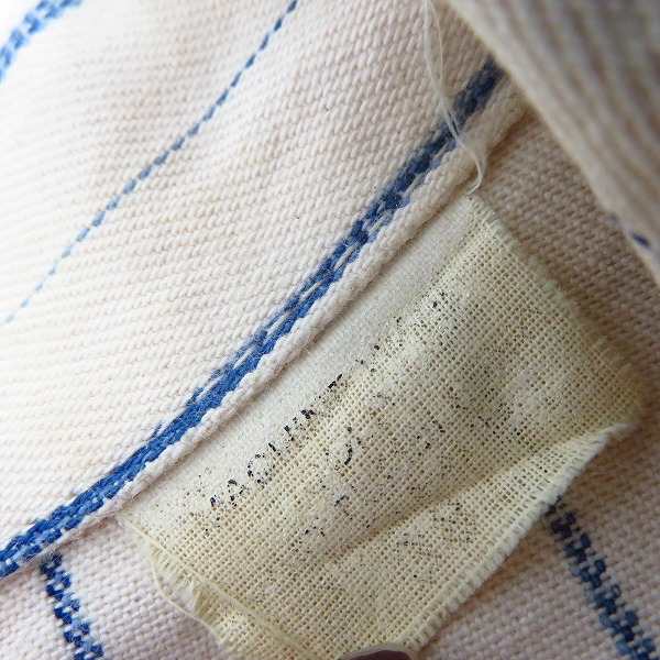 実際に弊社で買取させて頂いたSUGAR CANE/シュガーケーン ストライプ柄 ワークジャケット の画像 3枚目