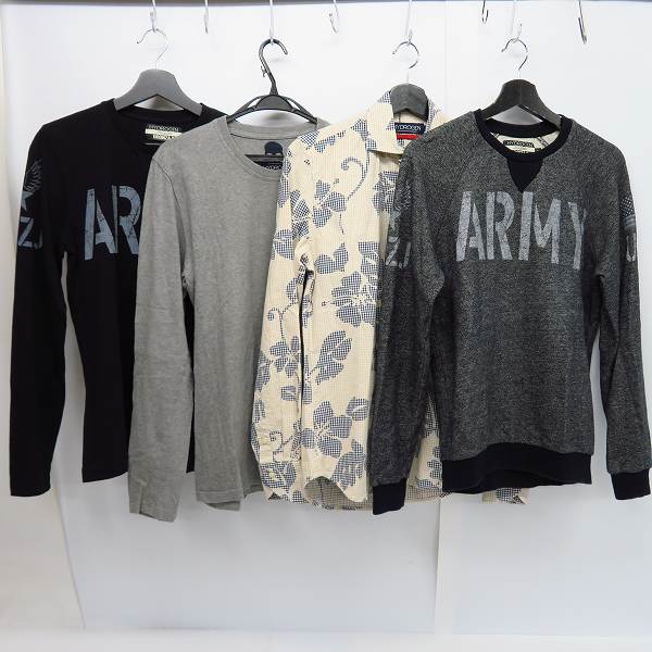 実際に弊社で買取させて頂いたHYDROGEN/ハイドロゲン 長袖/ロングスリーブ カットソー/ロンT/シャツ/トレーナー 7点セット の画像 1枚目