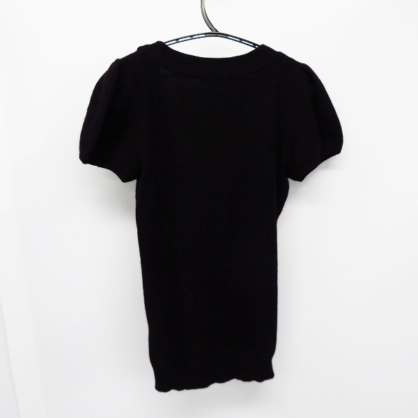 実際に弊社で買取させて頂いた【未使用】BURBERRY BLUE LABEL/バーバリーブルーレーベル カシミヤ/ウール 半袖 ニット/38の画像 1枚目