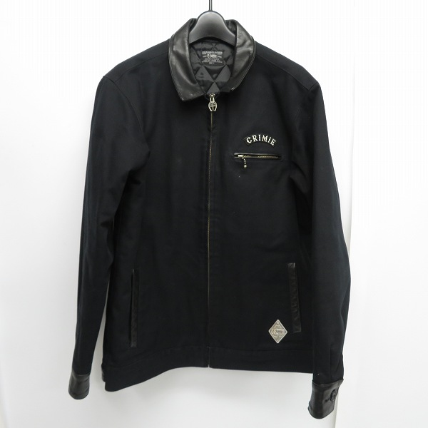 実際に弊社で買取させて頂いたCRIMIE/クライミー レザー切り替え 裏地キルティング ジャケット/L