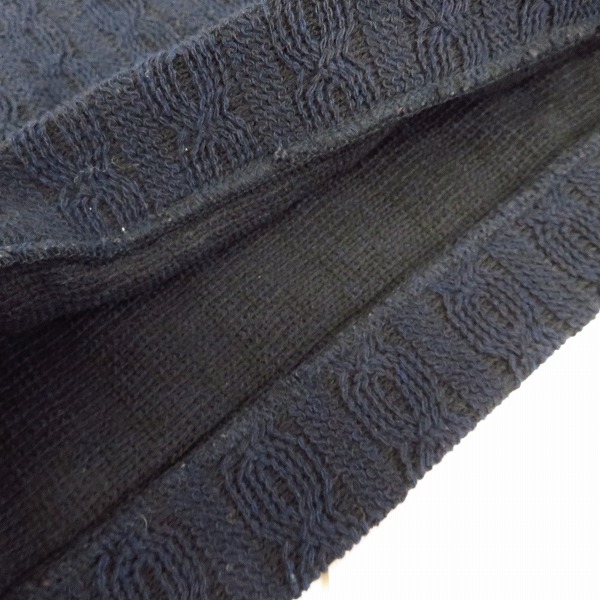 実際に弊社で買取させて頂いたTHE CRIMIE/クライミー ロゴ刺繍Vネックニット 日本製/Sの画像 5枚目