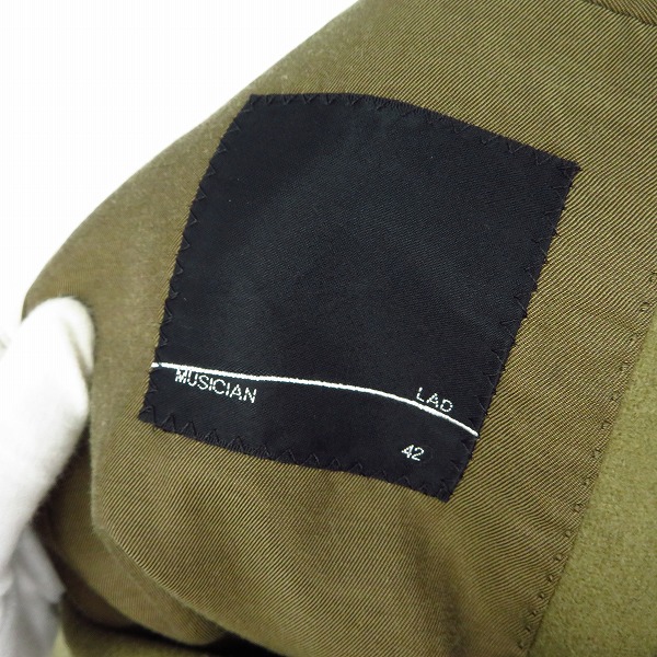 実際に弊社で買取させて頂いたLAD MUSICIAN/ラッドミュージシャン CHESTER COAT/チェスターコート 2214-306/42の画像 2枚目