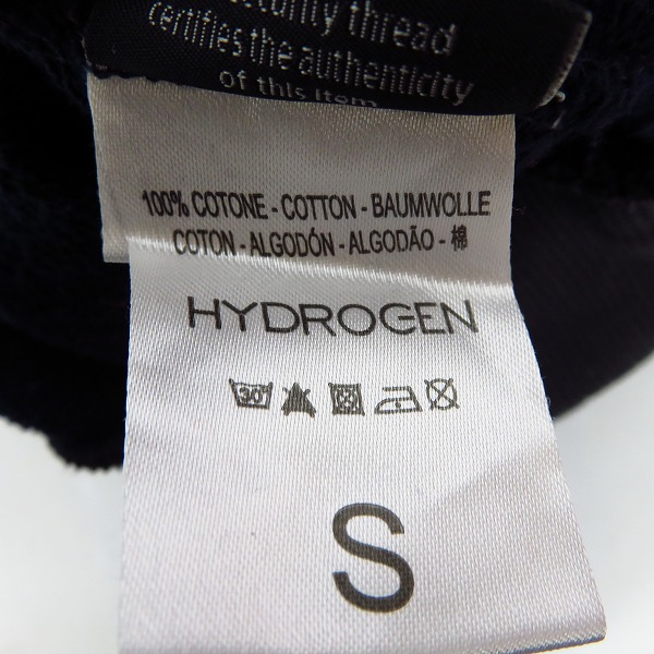 実際に弊社で買取させて頂いたHYDROGEN/ハイドロゲン COLLEGE プルオーバー パーカー/フーディー Size：Sの画像 3枚目