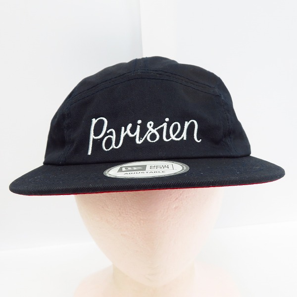 実際に弊社で買取させて頂いたMAISON KITSUNE×NEW ERA/メゾンキツネ×ニューエラ Parisien刺繍 キャンプキャップ/ONE SIZEの画像 1枚目