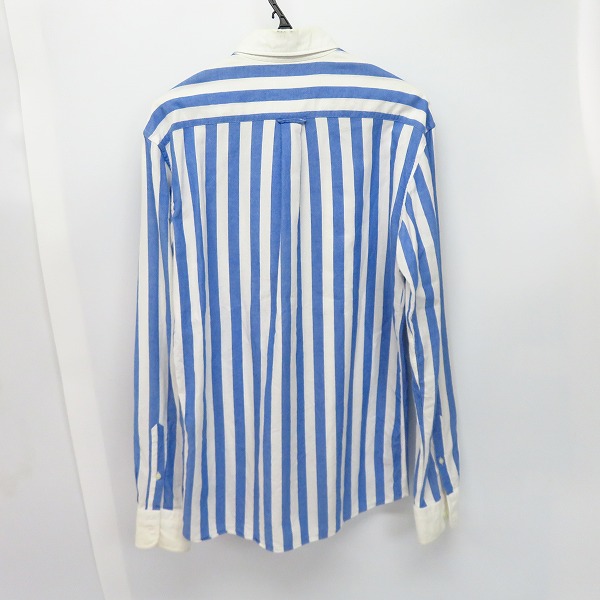 実際に弊社で買取させて頂いたMAISON KITSUNE/メゾンキツネ ストライプ柄 長袖シャツ 40の画像 1枚目