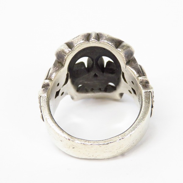 実際に弊社で買取させて頂いたDEAL DESIGN/ディールデザイン ハッピーデッドスカル リング 27号の画像 4枚目