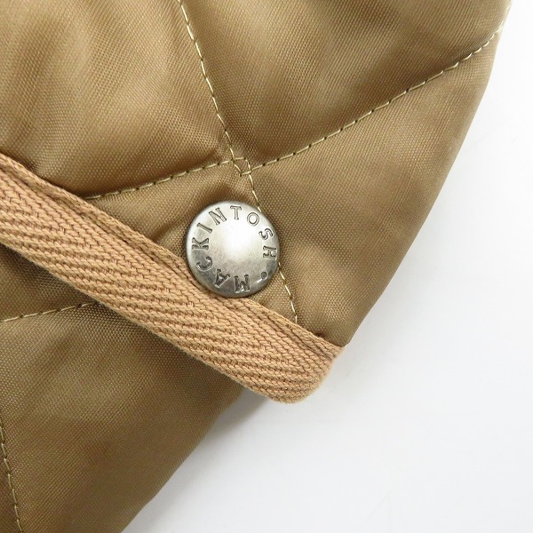 実際に弊社で買取させて頂いたMACKINTOSH/マッキントッシュ キルティングジャケット/40の画像 6枚目