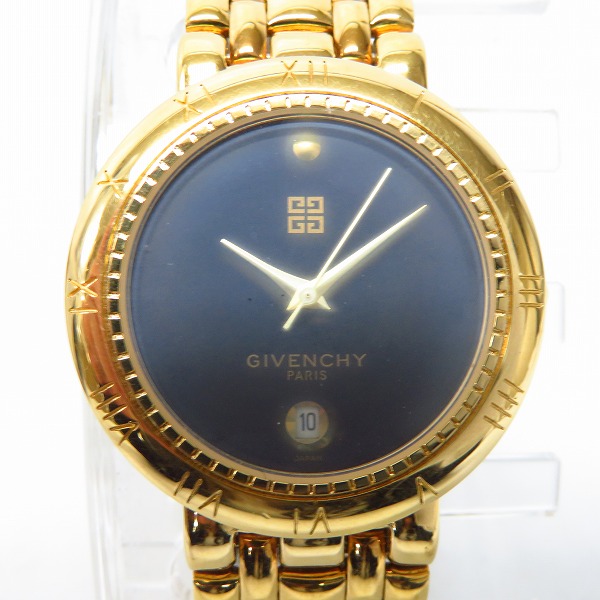 実際に弊社で買取させて頂いたGIVENCHY/ジバンシィ 腕時計 ゴールド【動作未確認】