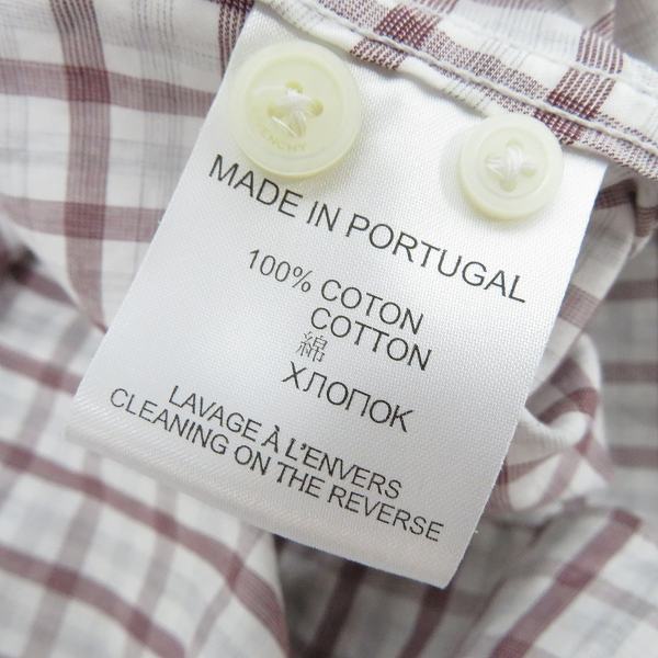 実際に弊社で買取させて頂いたGIVENCHY/ジバンシー チェック シャツ ブラウス 38の画像 3枚目