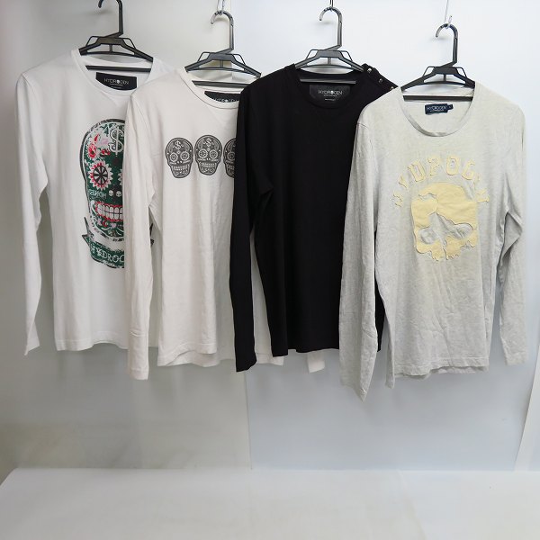 実際に弊社で買取させて頂いたHYDROGEN/ハイドロゲン ロングスリーブカットソー M/L/4点セット