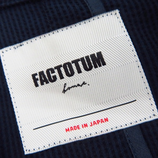 実際に弊社で買取させて頂いたFACTOTUM/ファクトタム 1Bテーラードジャケット ポリエステル 46の画像 2枚目