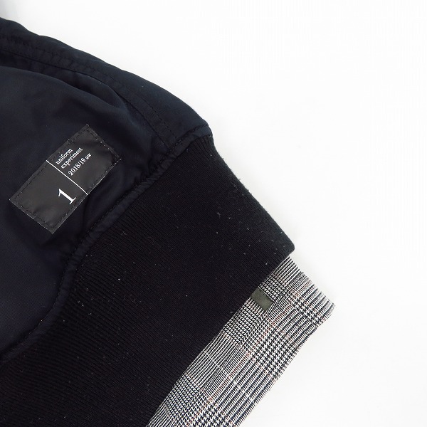 実際に弊社で買取させて頂いたuniform experiment/ユニフォームエクスペリメント REVERSIBLE/リバーシブル MA-1/UE-189004/1の画像 8枚目