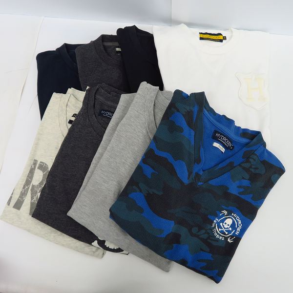 実際に弊社で買取させて頂いたHYDROGEN/ハイドロゲン 長袖/ロングスリーブ カットソー/ロンT/トレーナー 8点セット 