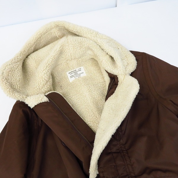 実際に弊社で買取させて頂いたGOODENOUGH/グッドイナフ 90S ミリタリー フライト ジャケット GE-911031/S の画像 3枚目