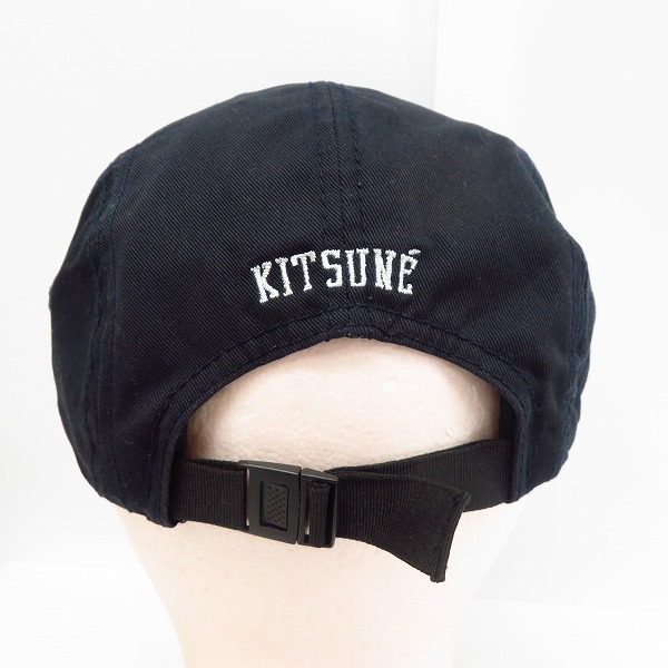 実際に弊社で買取させて頂いたMAISON KITSUNE×NEW ERA/メゾンキツネ×ニューエラ Parisien刺繍 キャンプキャップ/ONE SIZEの画像 3枚目